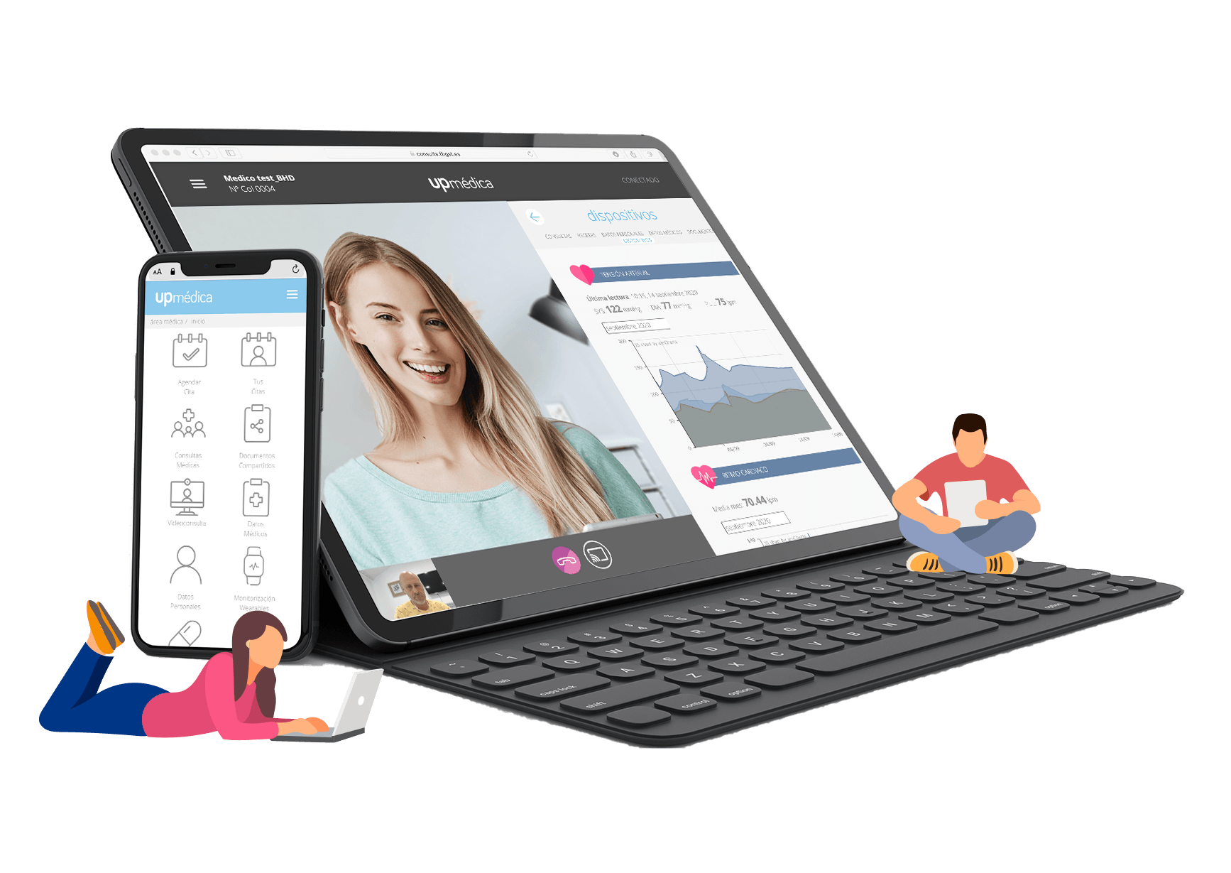 upmedica, plataforma telemedicina - videoconsulta